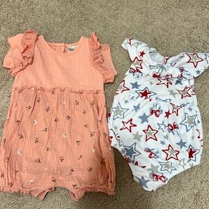 Disney baby girls onesies
